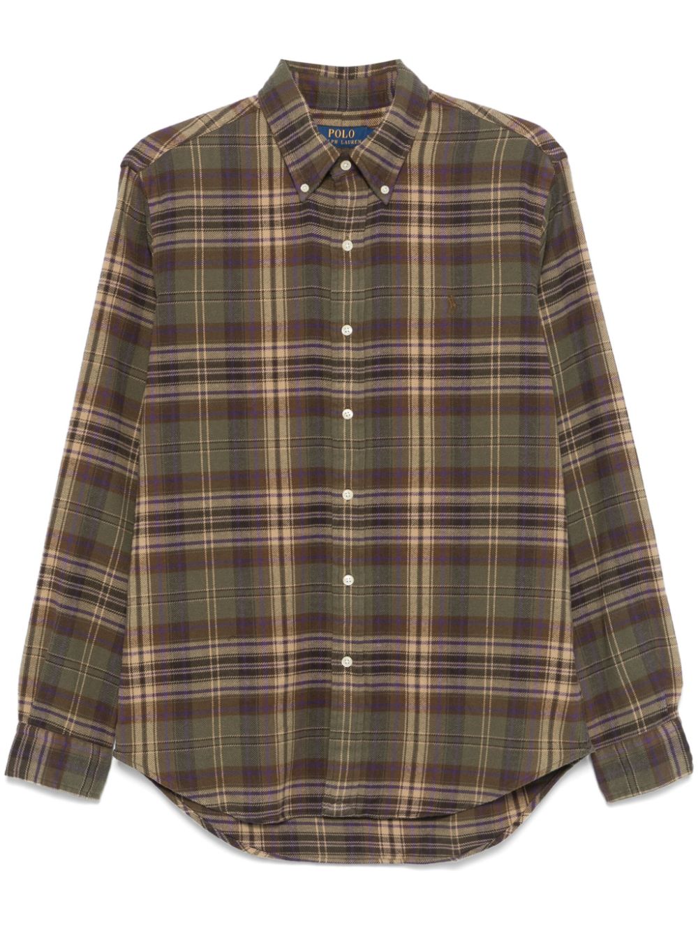 Polo Ralph Lauren plaid-check shirt - Green von Polo Ralph Lauren