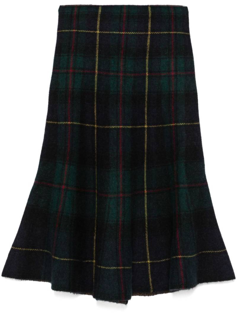 Polo Ralph Lauren plaid flared skirt - Green von Polo Ralph Lauren