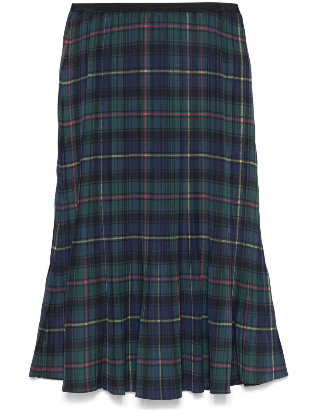 Polo Ralph Lauren plaid midi skirt - Blue von Polo Ralph Lauren