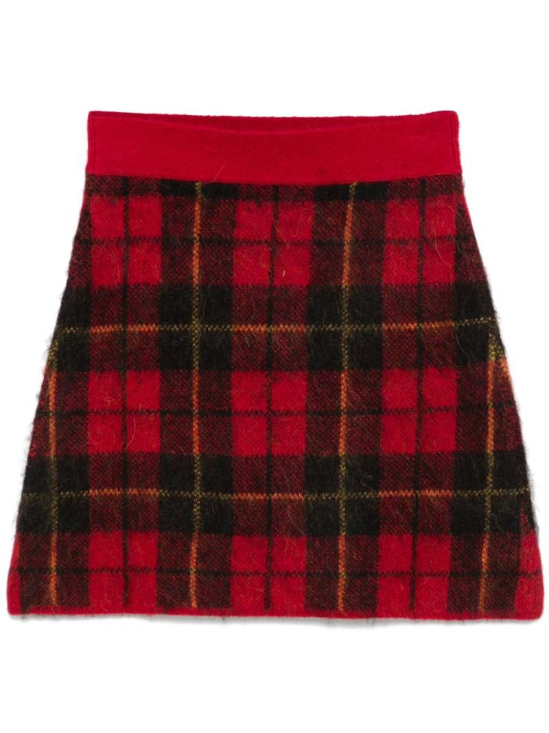 Polo Ralph Lauren plaid-pattern mini skirt - Red von Polo Ralph Lauren