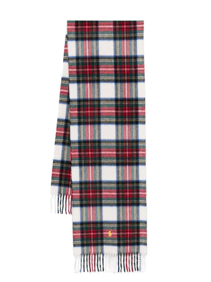 Polo Ralph Lauren plaid scarf - Red von Polo Ralph Lauren