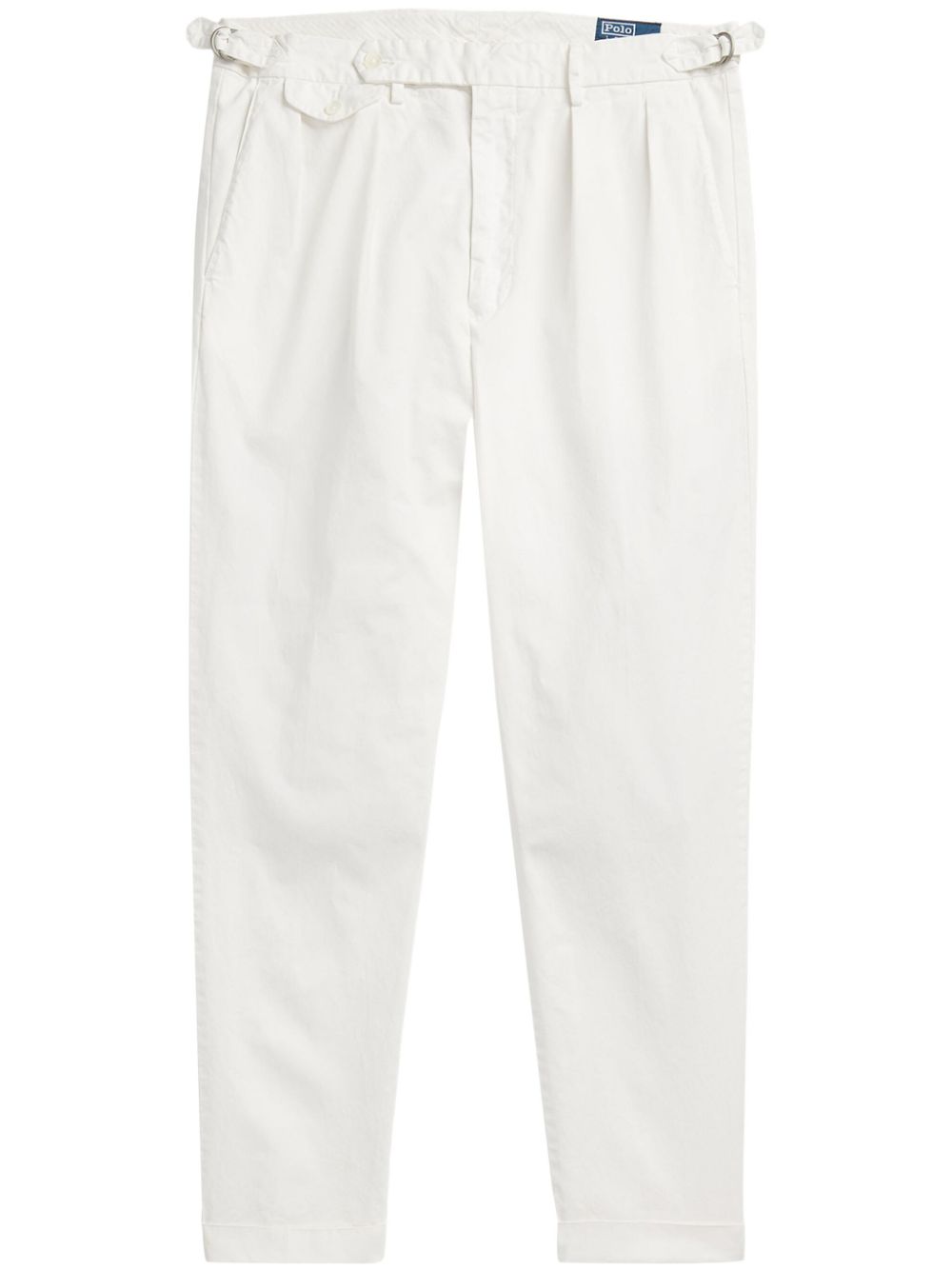 Polo Ralph Lauren pleat-detail cotton trousers - White von Polo Ralph Lauren