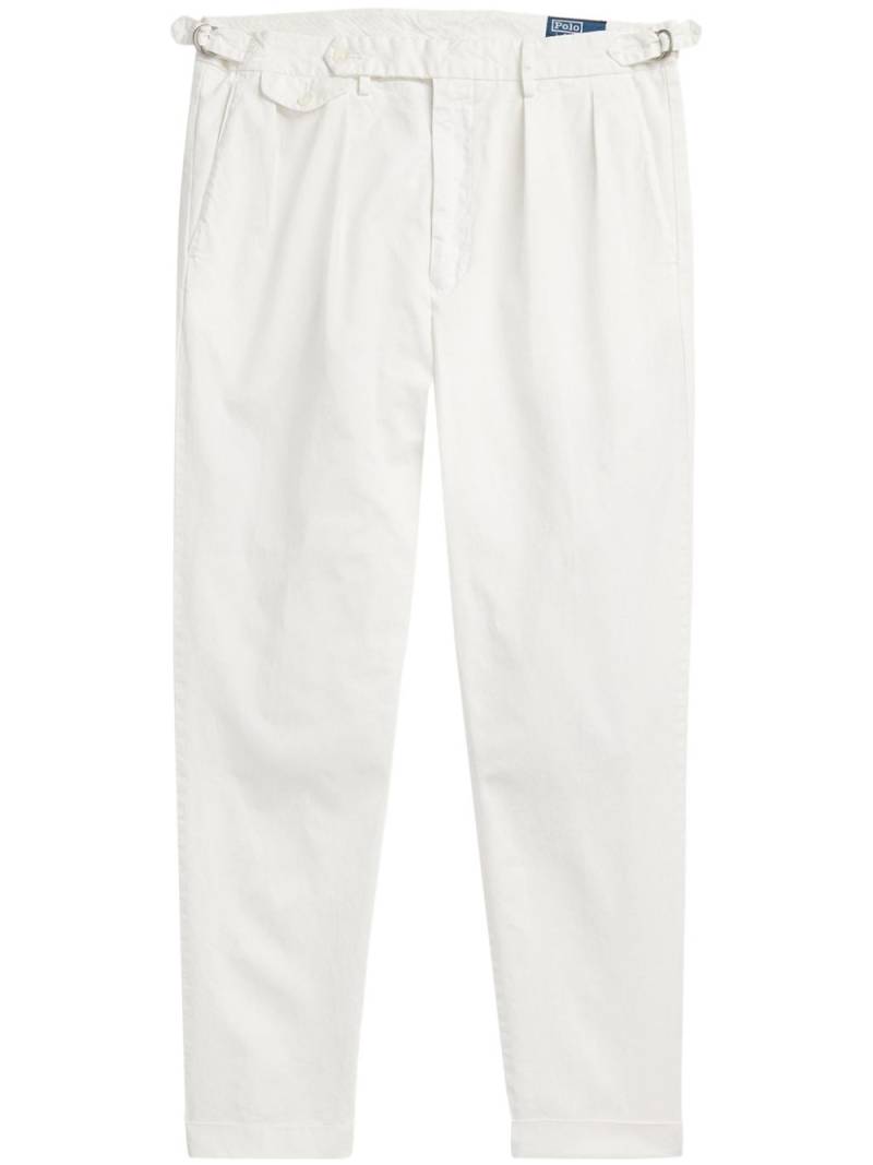 Polo Ralph Lauren pleat-detail cotton trousers - White von Polo Ralph Lauren