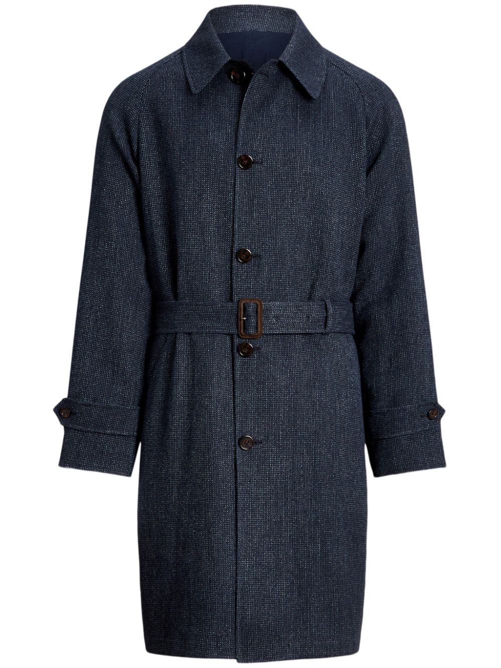 Polo Ralph Lauren pointed-flat collar button-fastening trench coat - Blue von Polo Ralph Lauren