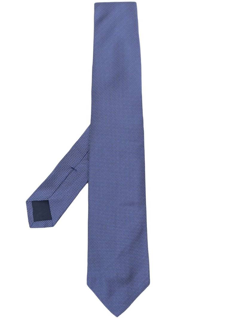 Polo Ralph Lauren polka dot embroidered silk tie - Blue von Polo Ralph Lauren