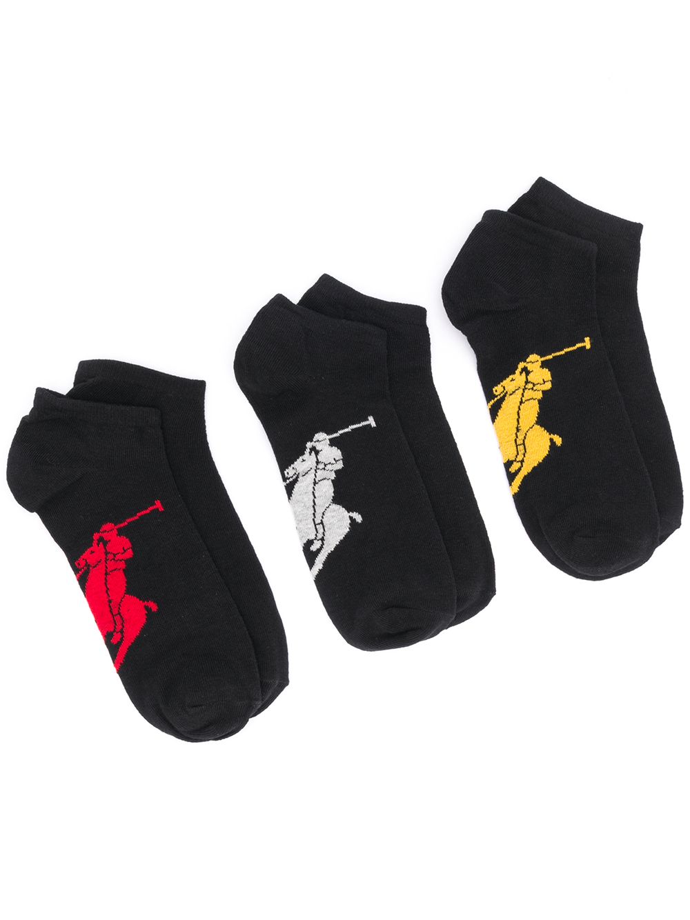 Polo Ralph Lauren pony motif ankle socks - Black von Polo Ralph Lauren