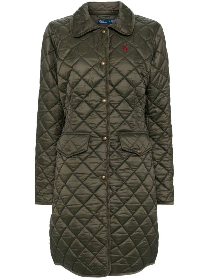 Polo Ralph Lauren press-stud fastening coat - Green von Polo Ralph Lauren