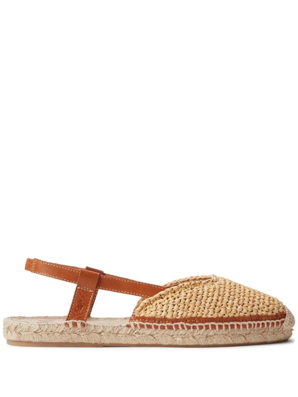 Polo Ralph Lauren raffia slingback espadrilles - Neutrals von Polo Ralph Lauren