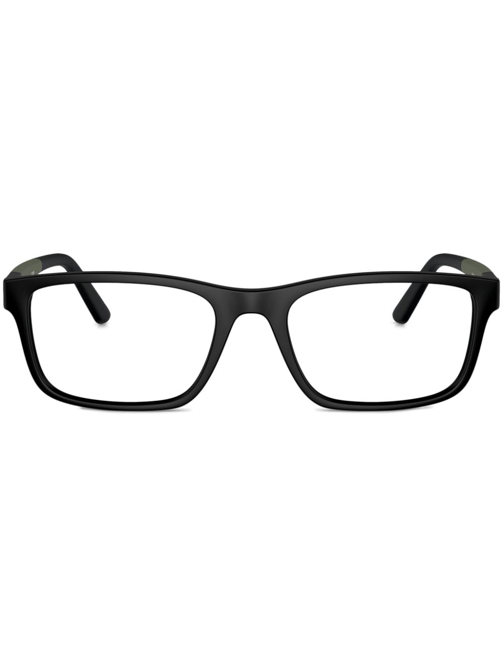 Polo Ralph Lauren rectangle-frame glasses - Black von Polo Ralph Lauren