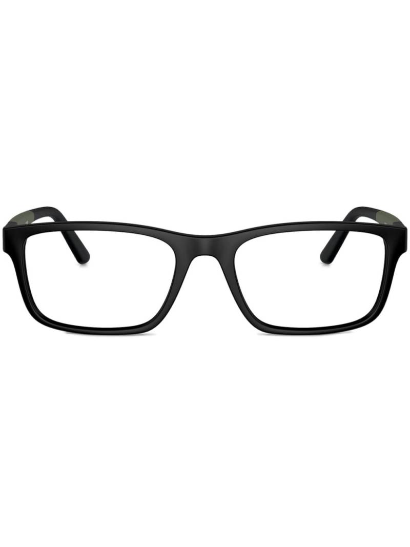 Polo Ralph Lauren rectangle-frame glasses - Black von Polo Ralph Lauren