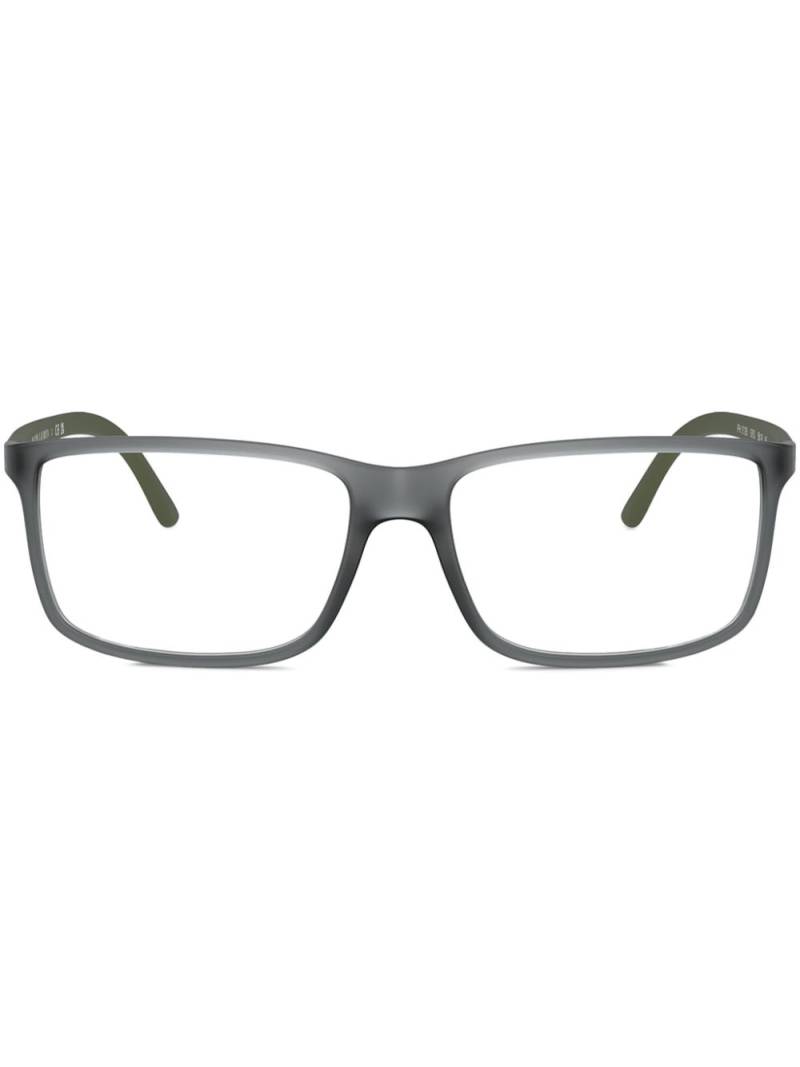 Polo Ralph Lauren rectangle-frame glasses - Grey von Polo Ralph Lauren