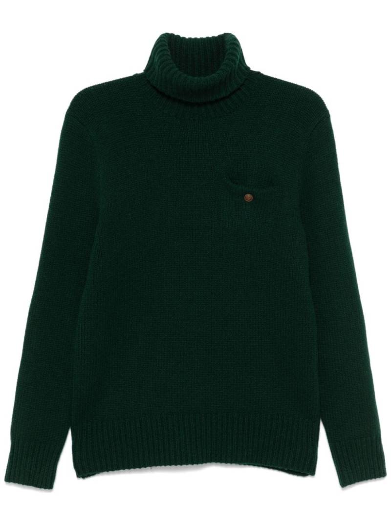 Polo Ralph Lauren ribbed-knit sweater - Green von Polo Ralph Lauren