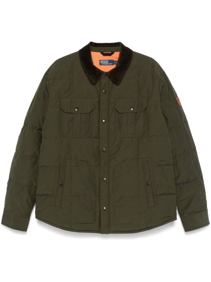 Polo Ralph Lauren ripstop down jacket - Green von Polo Ralph Lauren