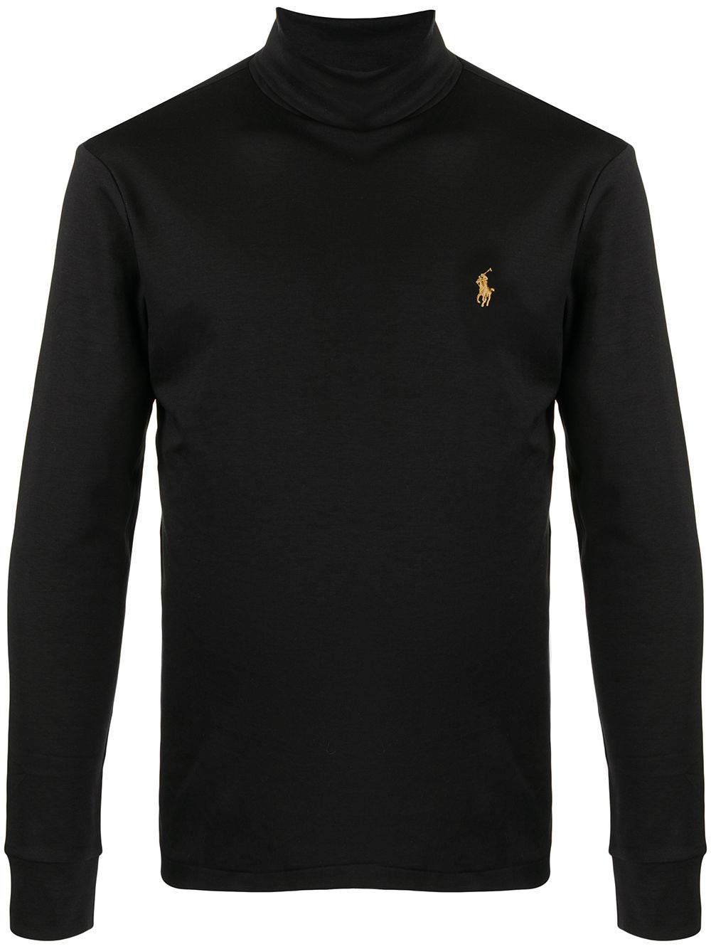 Polo Ralph Lauren roll neck cotton sweatshirt - Black von Polo Ralph Lauren