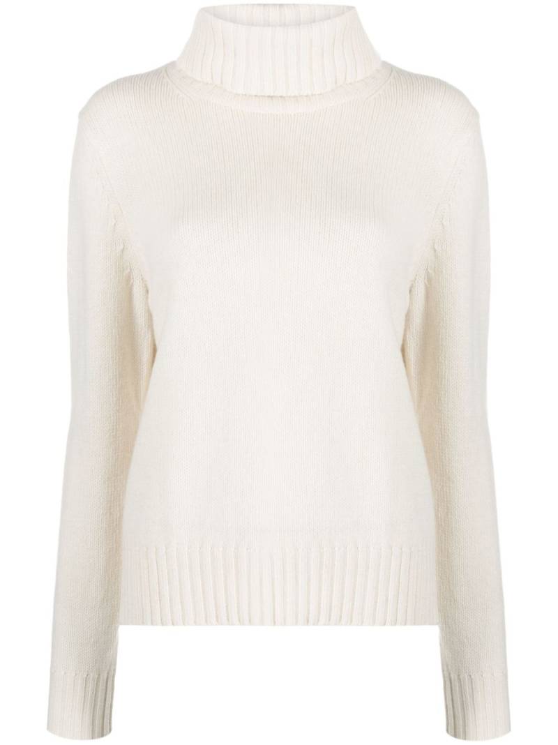 Polo Ralph Lauren roll-neck wool jumper - White von Polo Ralph Lauren