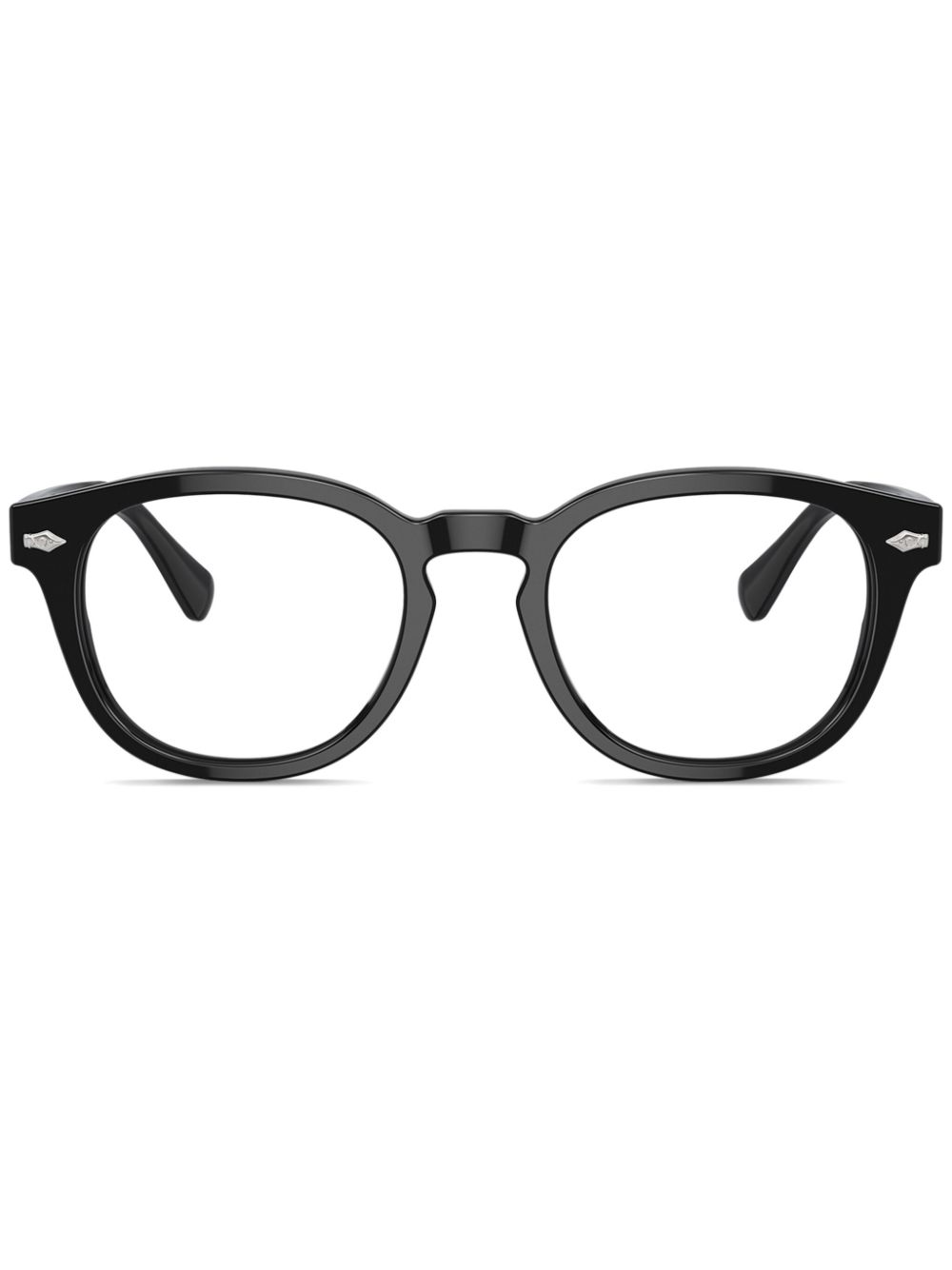 Polo Ralph Lauren round-frame glasses - Black von Polo Ralph Lauren