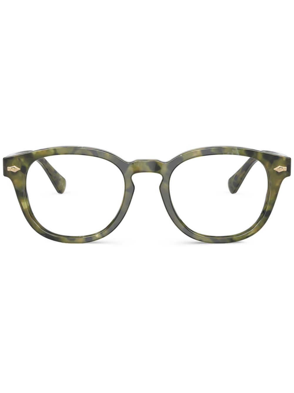 Polo Ralph Lauren round-frame glasses - Green von Polo Ralph Lauren