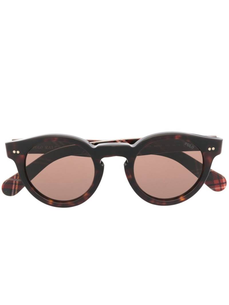 Polo Ralph Lauren round-frame sunglasses - Brown von Polo Ralph Lauren