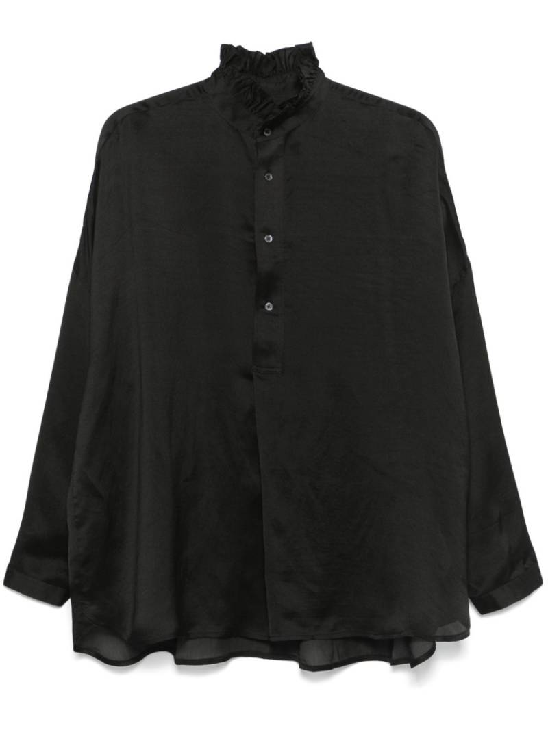 Polo Ralph Lauren ruffled-collar blouse - Black von Polo Ralph Lauren