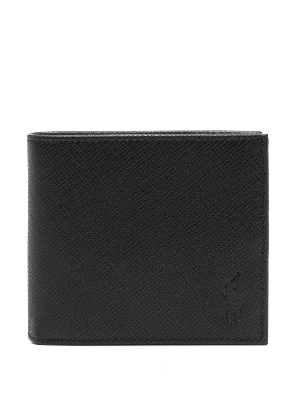 Polo Ralph Lauren saffiano leather bi-fold wallet - Black von Polo Ralph Lauren