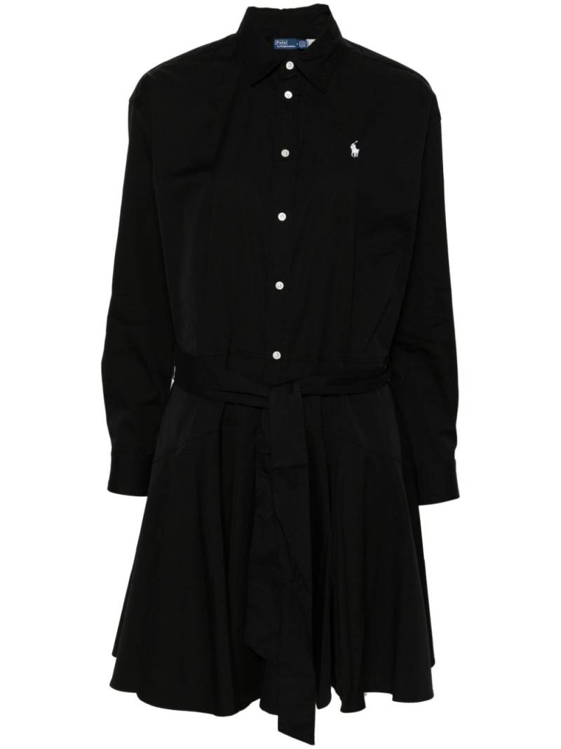 Polo Ralph Lauren shirt mini dress - Black von Polo Ralph Lauren