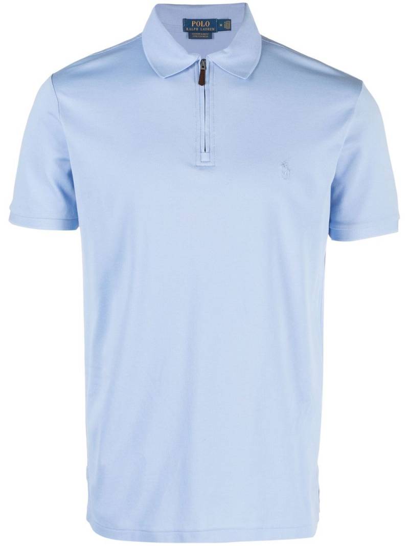 Polo Ralph Lauren short-sleeve cotton polo shirt - Blue von Polo Ralph Lauren