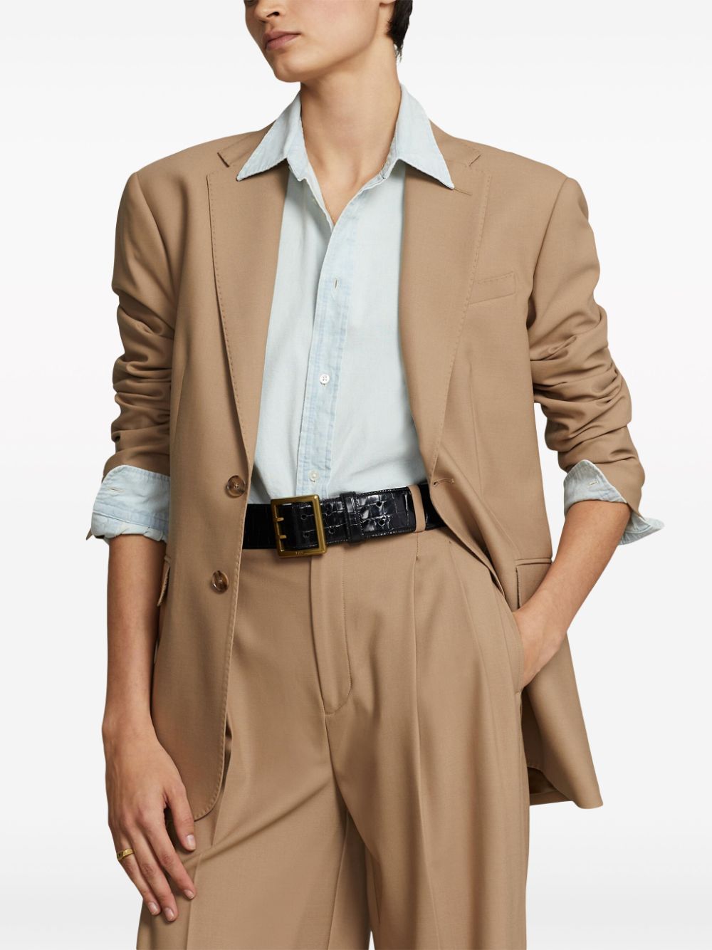 Polo Ralph Lauren single-breasted blazer - Neutrals von Polo Ralph Lauren