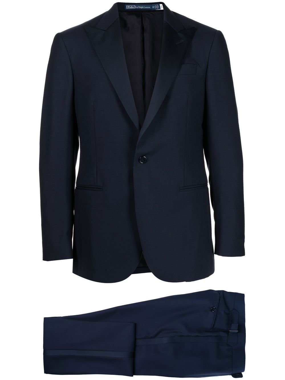 Polo Ralph Lauren single-breasted tuxedo suit - Blue von Polo Ralph Lauren