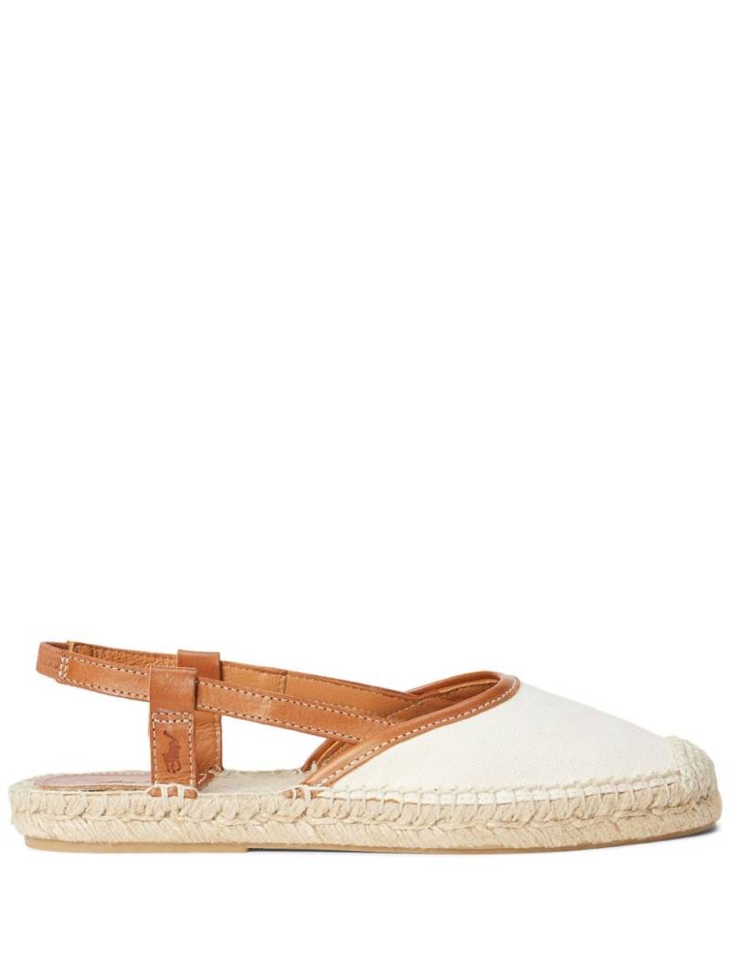 Polo Ralph Lauren slingback canvas espadrilles - Neutrals von Polo Ralph Lauren