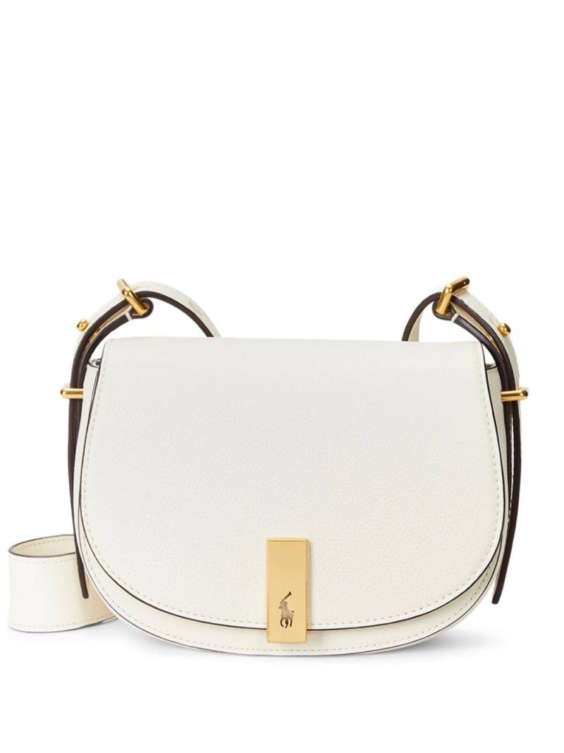 Polo Ralph Lauren small Polo ID crossbody bag - White von Polo Ralph Lauren