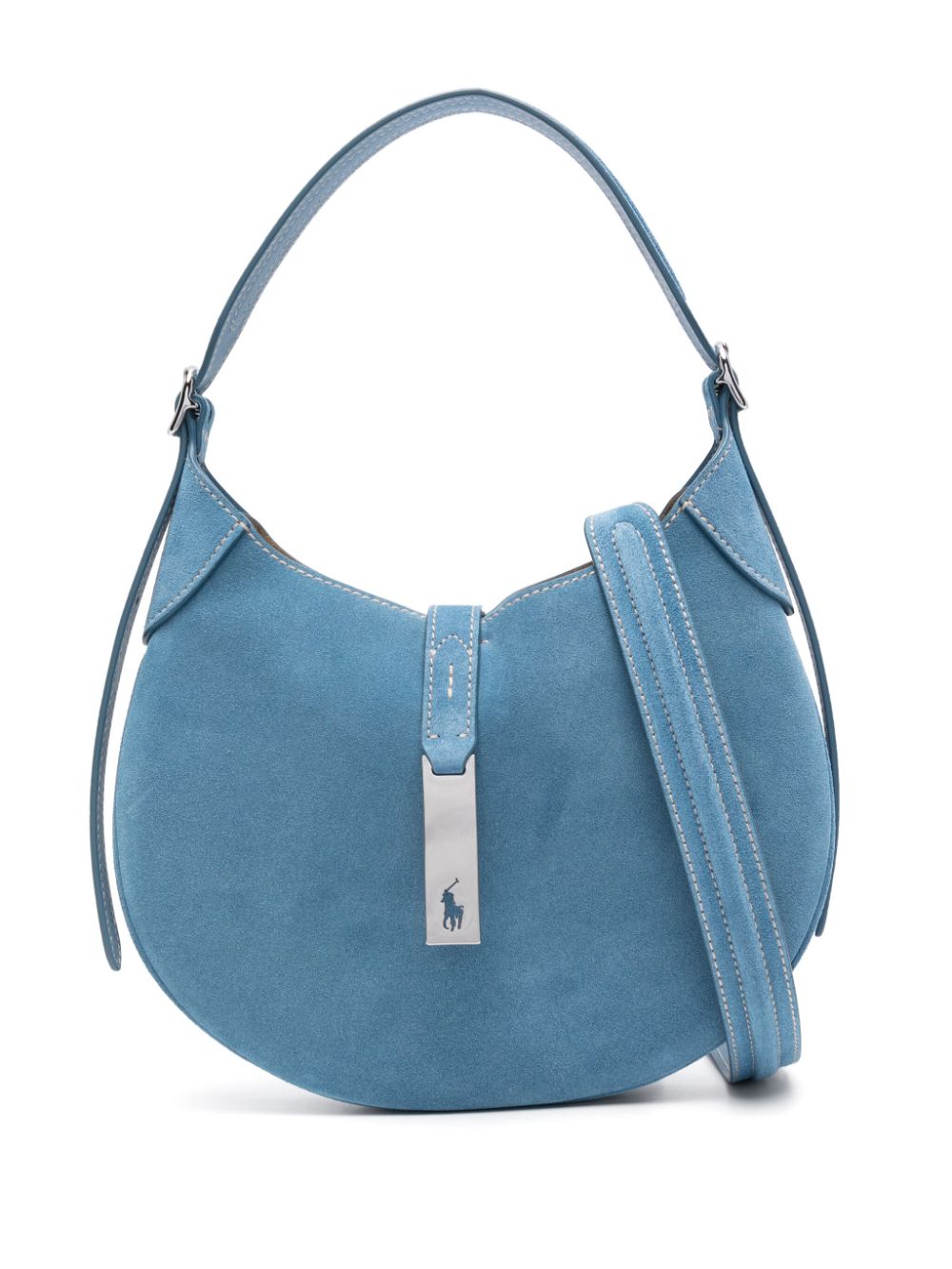 Polo Ralph Lauren small Polo ID shoulder bag - Blue von Polo Ralph Lauren