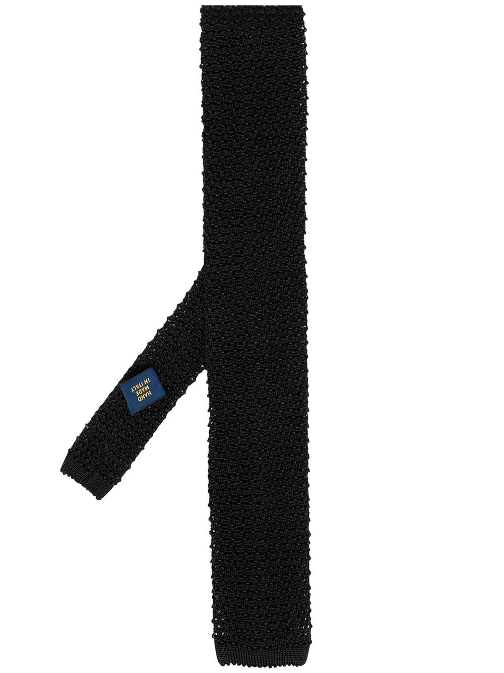 Polo Ralph Lauren solid knit silk neck tie - Black von Polo Ralph Lauren