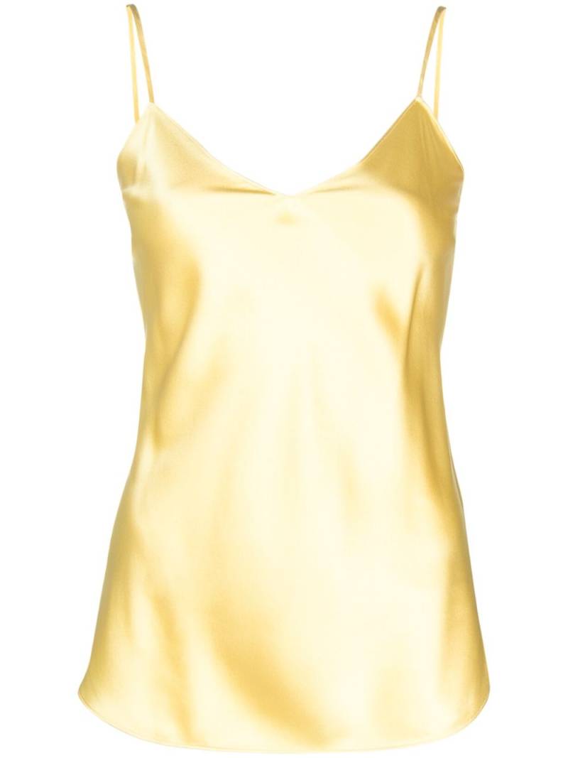 Polo Ralph Lauren spaghetti-straps silky top - Yellow von Polo Ralph Lauren