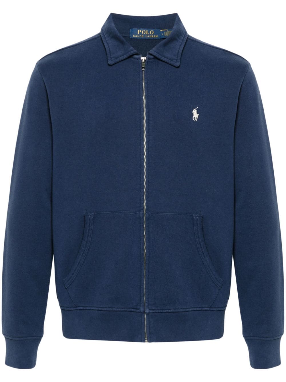 Polo Ralph Lauren spread-collar zip-up sweatshirt - Blue von Polo Ralph Lauren