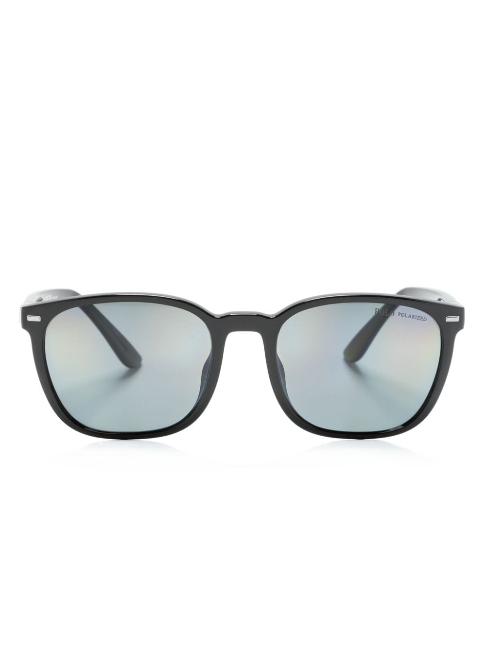 Polo Ralph Lauren square-frame logo-engraved sunglasses - Black von Polo Ralph Lauren