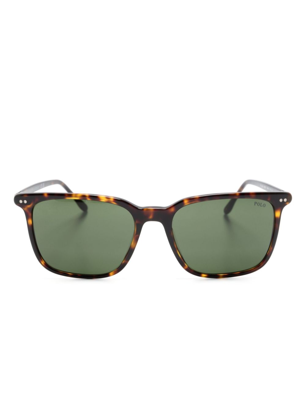 Polo Ralph Lauren square-frame tinted sunglasses - Brown von Polo Ralph Lauren