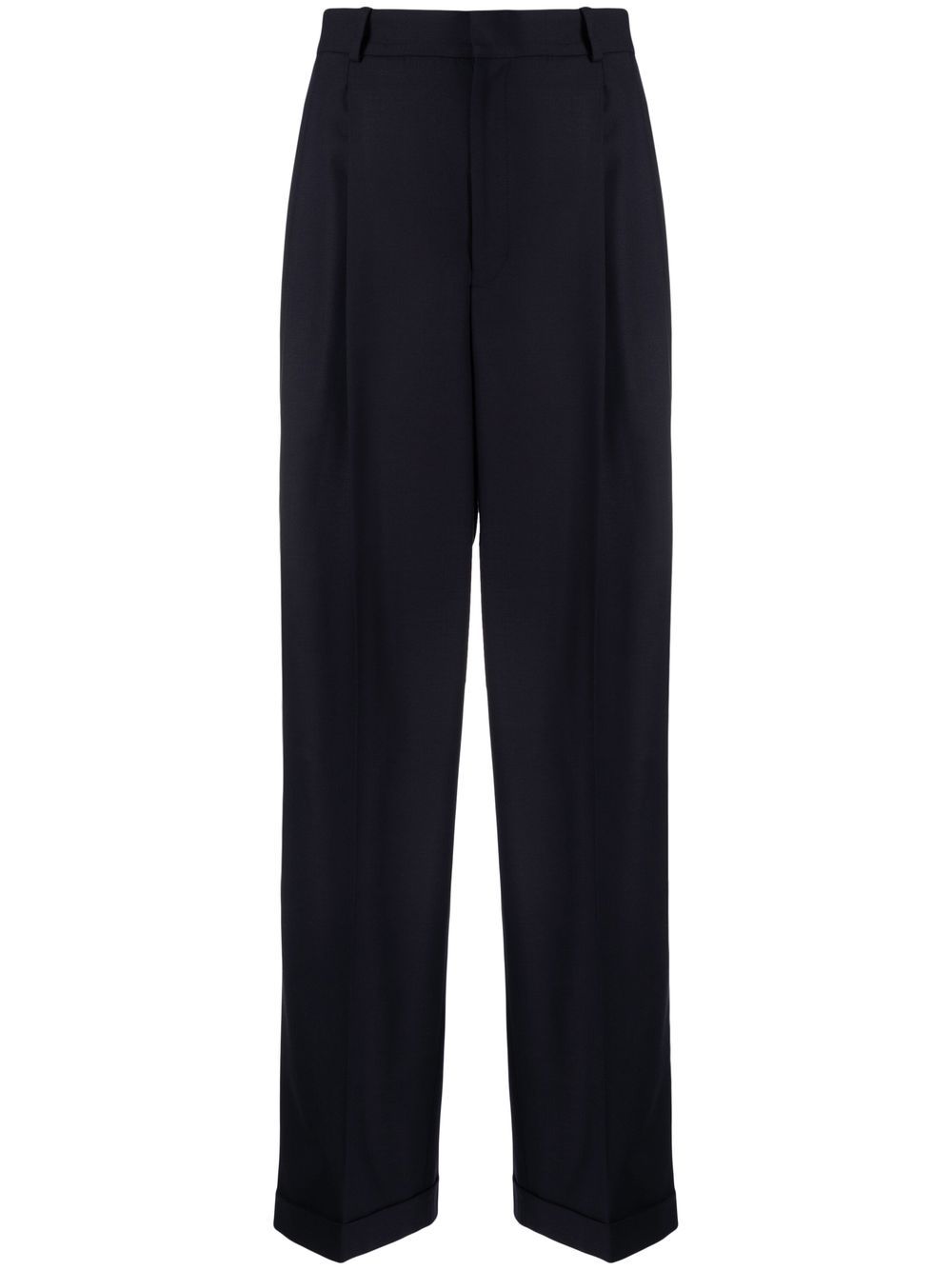 Polo Ralph Lauren stretch-wool straight-leg trousers - Blue von Polo Ralph Lauren