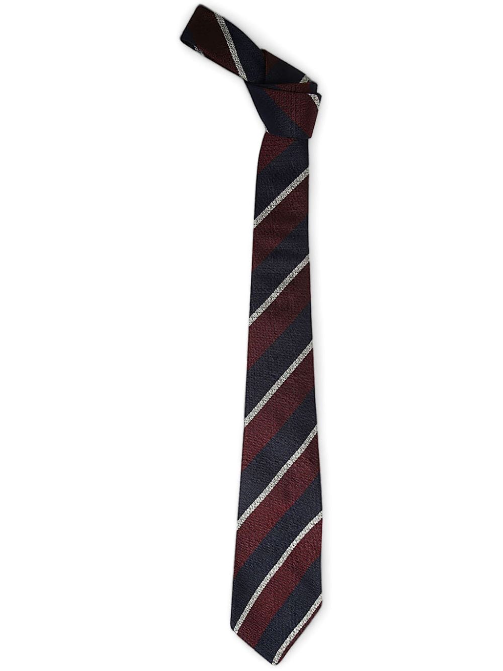 Polo Ralph Lauren stripe-pattern tie - Blue von Polo Ralph Lauren