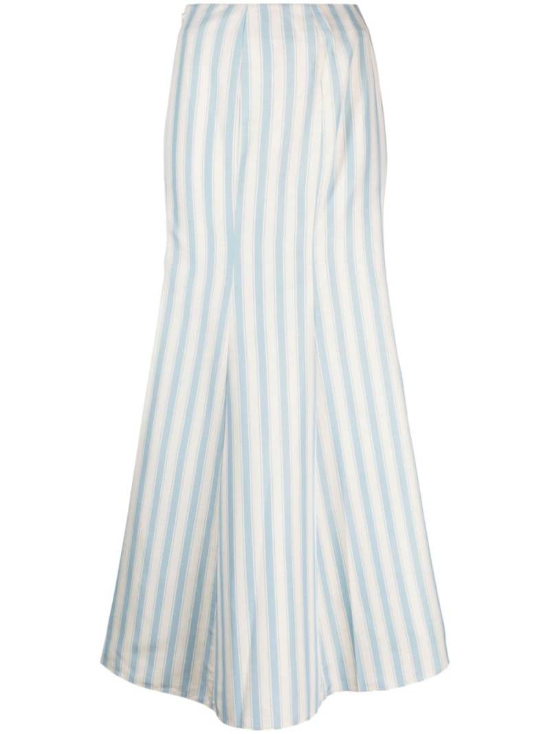 Polo Ralph Lauren stripe-print maxi skirt - Blue von Polo Ralph Lauren