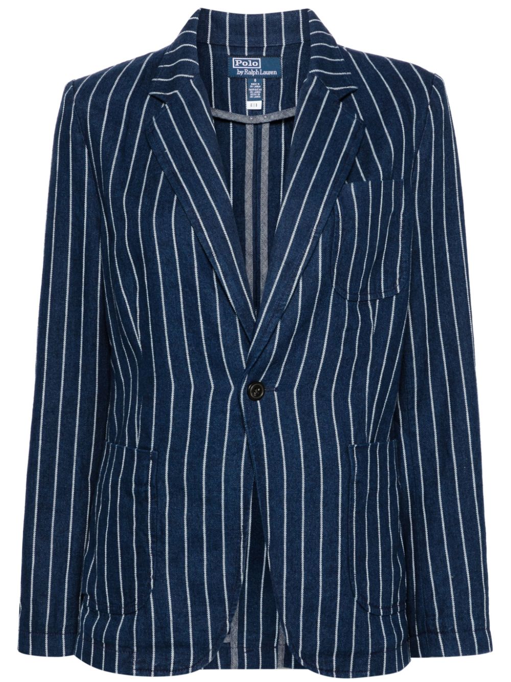 Polo Ralph Lauren striped blazer - Blue von Polo Ralph Lauren