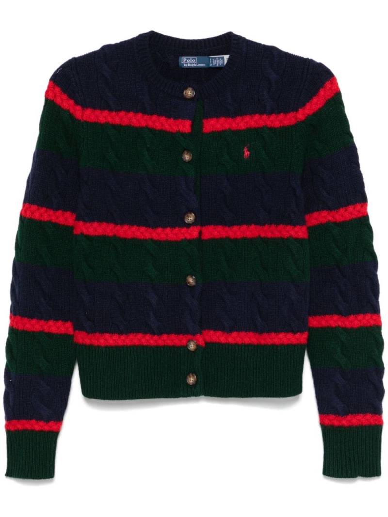 Polo Ralph Lauren striped cardigan - Green von Polo Ralph Lauren