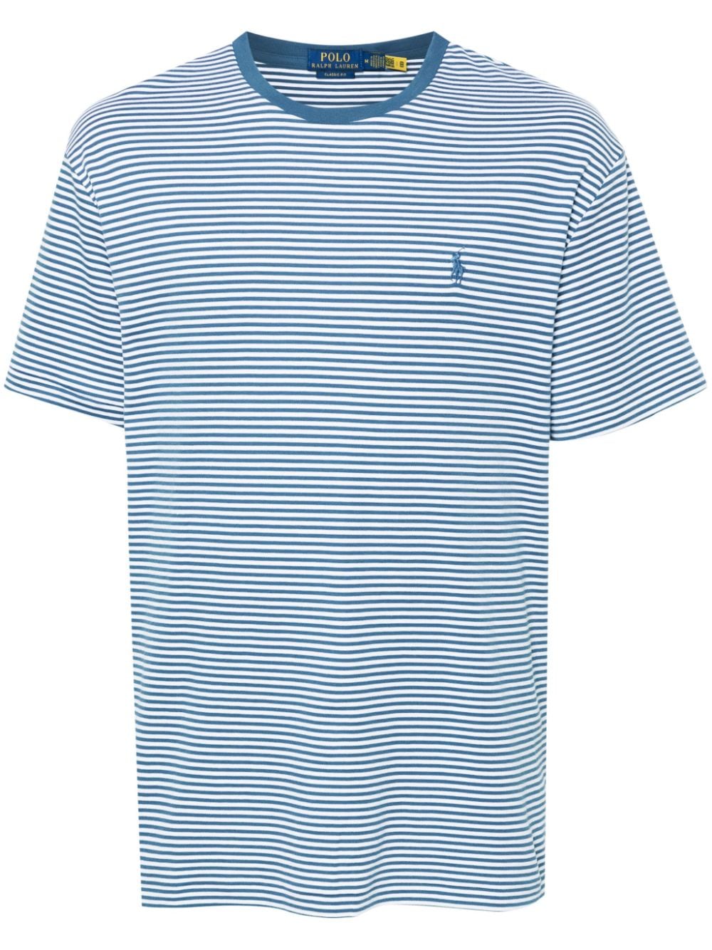 Polo Ralph Lauren striped cotton T-shirt - Blue von Polo Ralph Lauren