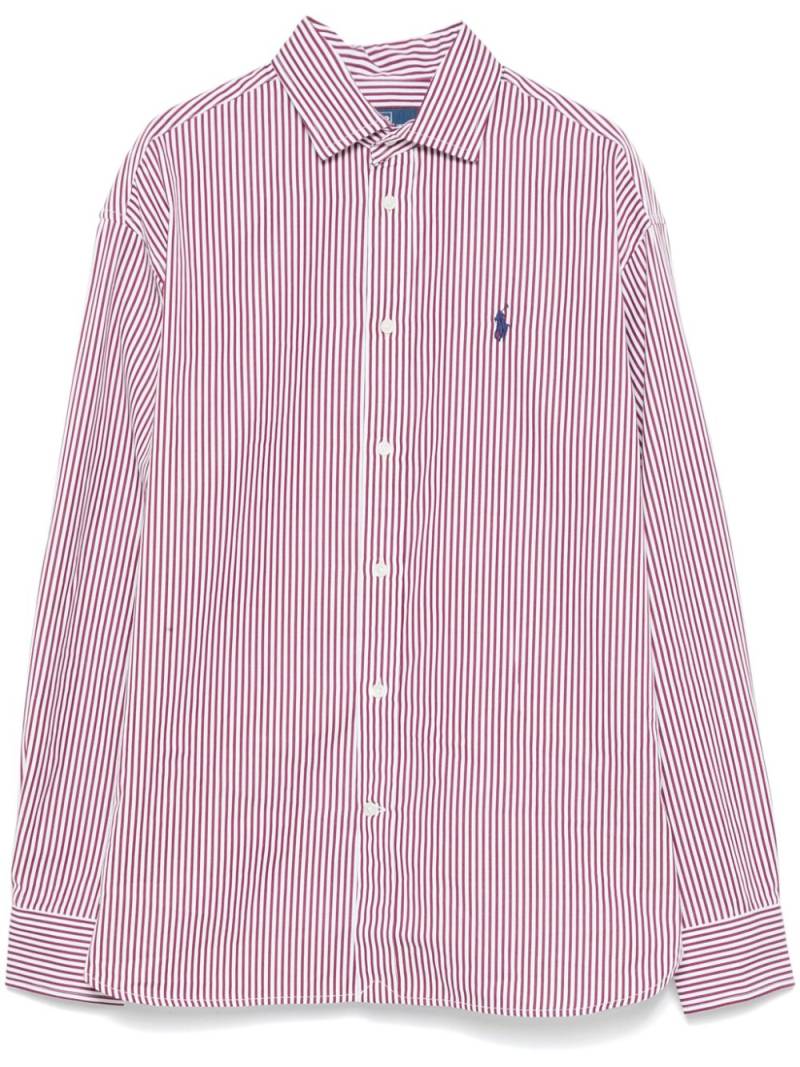 Polo Ralph Lauren striped cotton shirt - Red von Polo Ralph Lauren