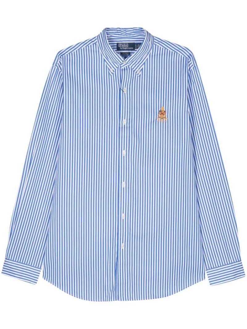 Polo Ralph Lauren striped cotton shirt - White von Polo Ralph Lauren