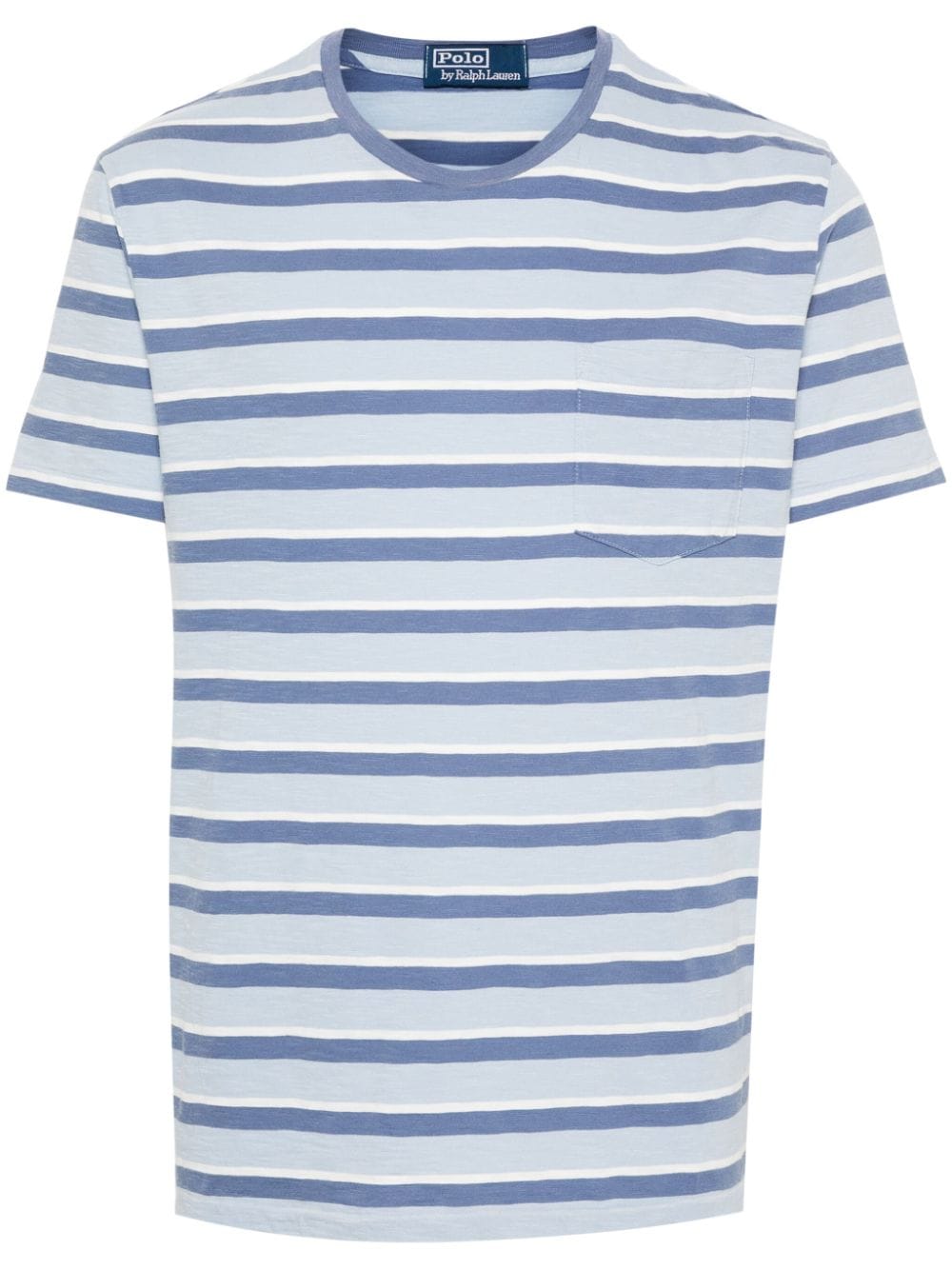 Polo Ralph Lauren striped jersey T-shirt - Blue von Polo Ralph Lauren