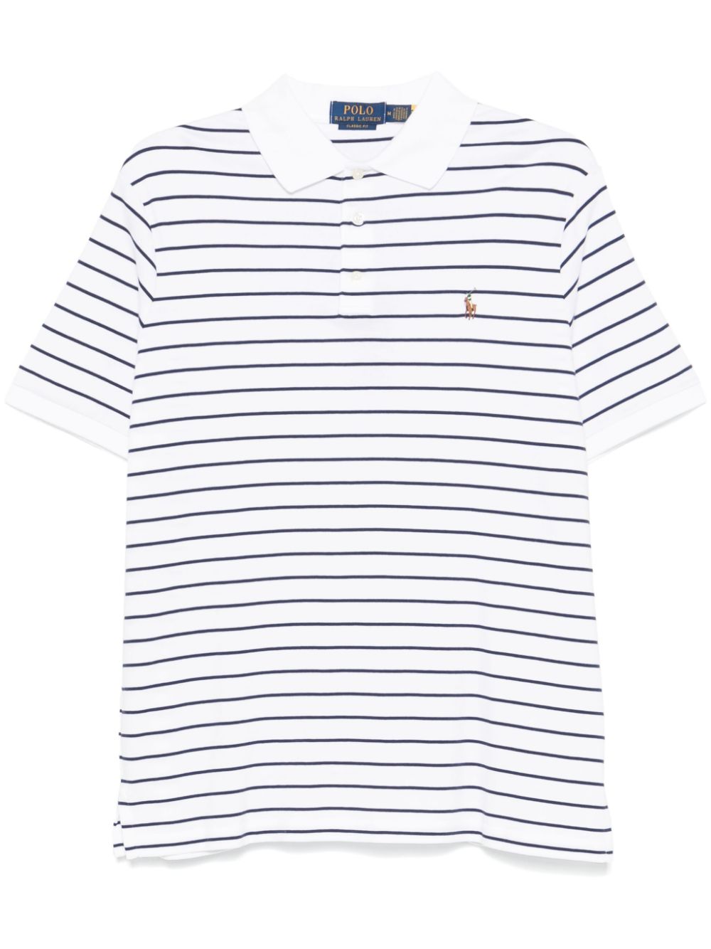 Polo Ralph Lauren striped polo shirt - White von Polo Ralph Lauren