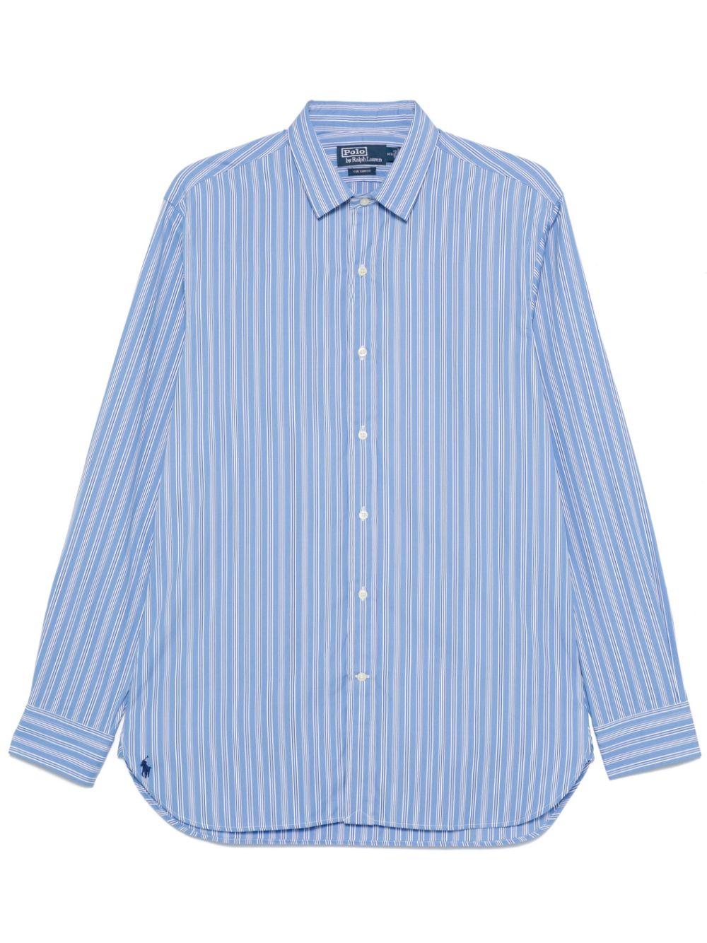 Polo Ralph Lauren striped poplin shirt - Blue von Polo Ralph Lauren