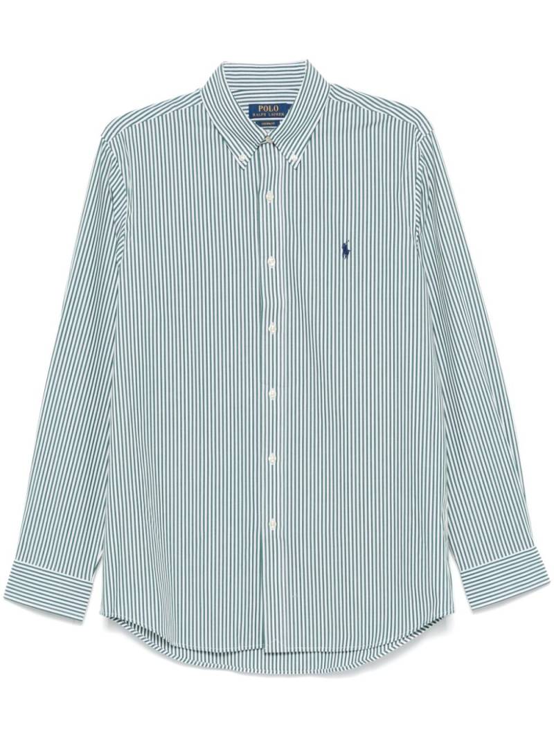 Polo Ralph Lauren striped poplin shirt - Green von Polo Ralph Lauren