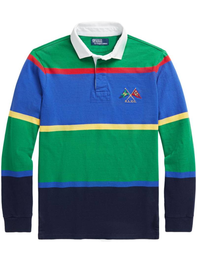 Polo Ralph Lauren striped rugby shirt - Blue von Polo Ralph Lauren