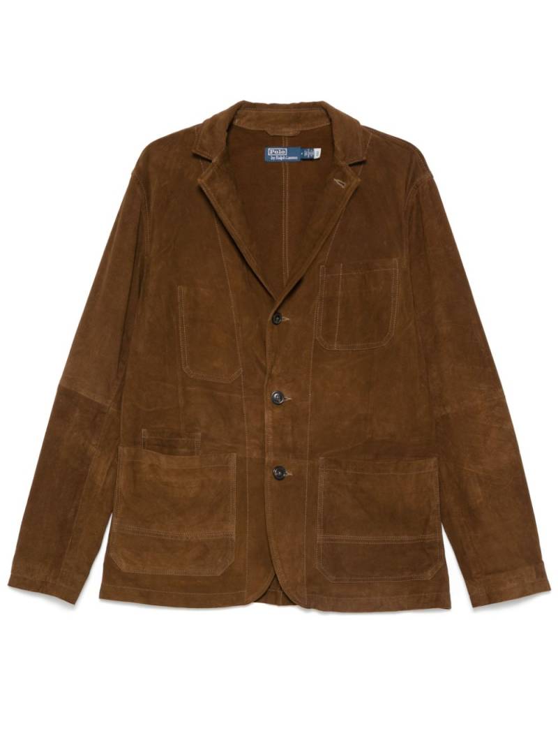 Polo Ralph Lauren suede jacket - Brown von Polo Ralph Lauren